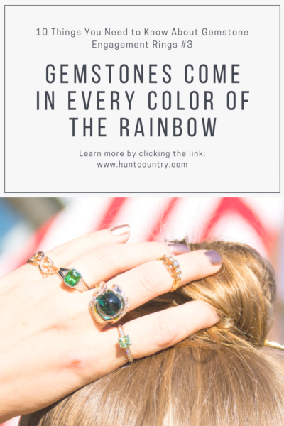 10 Things You Need to Know About Gemstone Engagement Rings