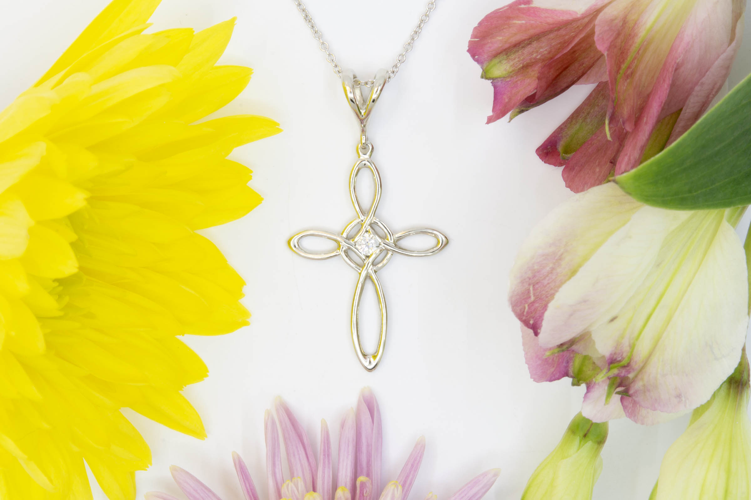 Celtic Cross with Diamond - Image 2