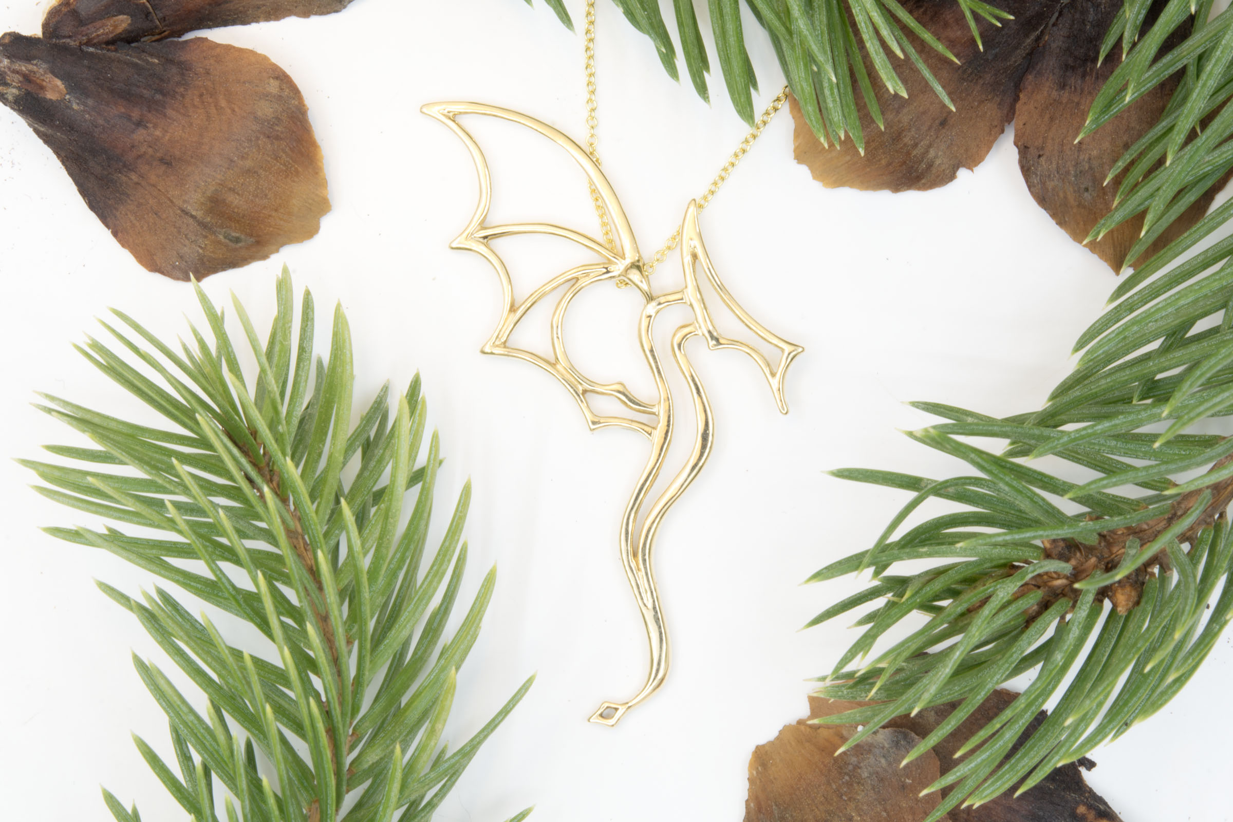 Dragon Silhouette Pendant