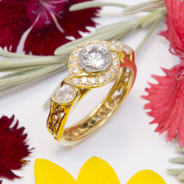 Diamond Halo Ring