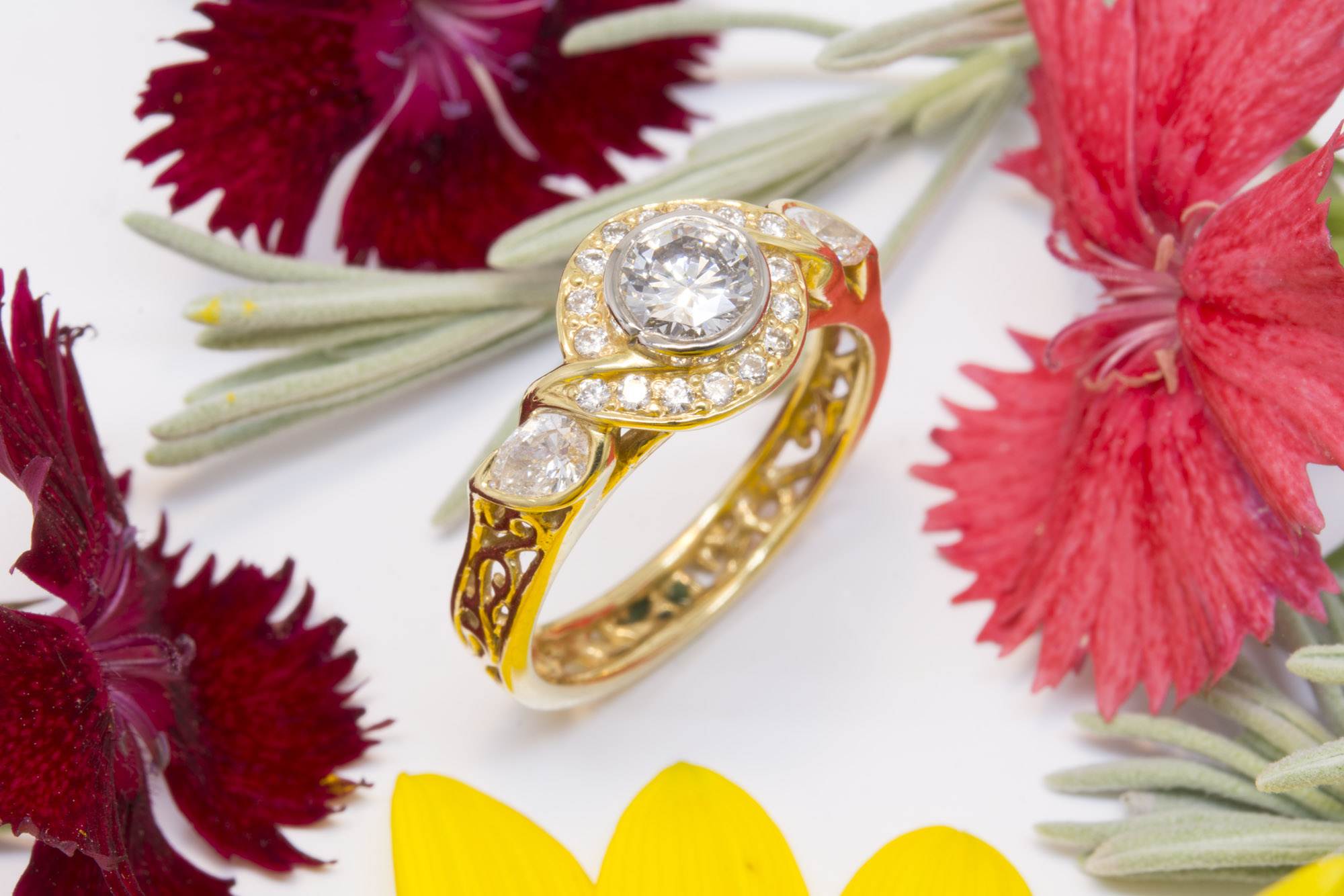 Diamond Halo Ring