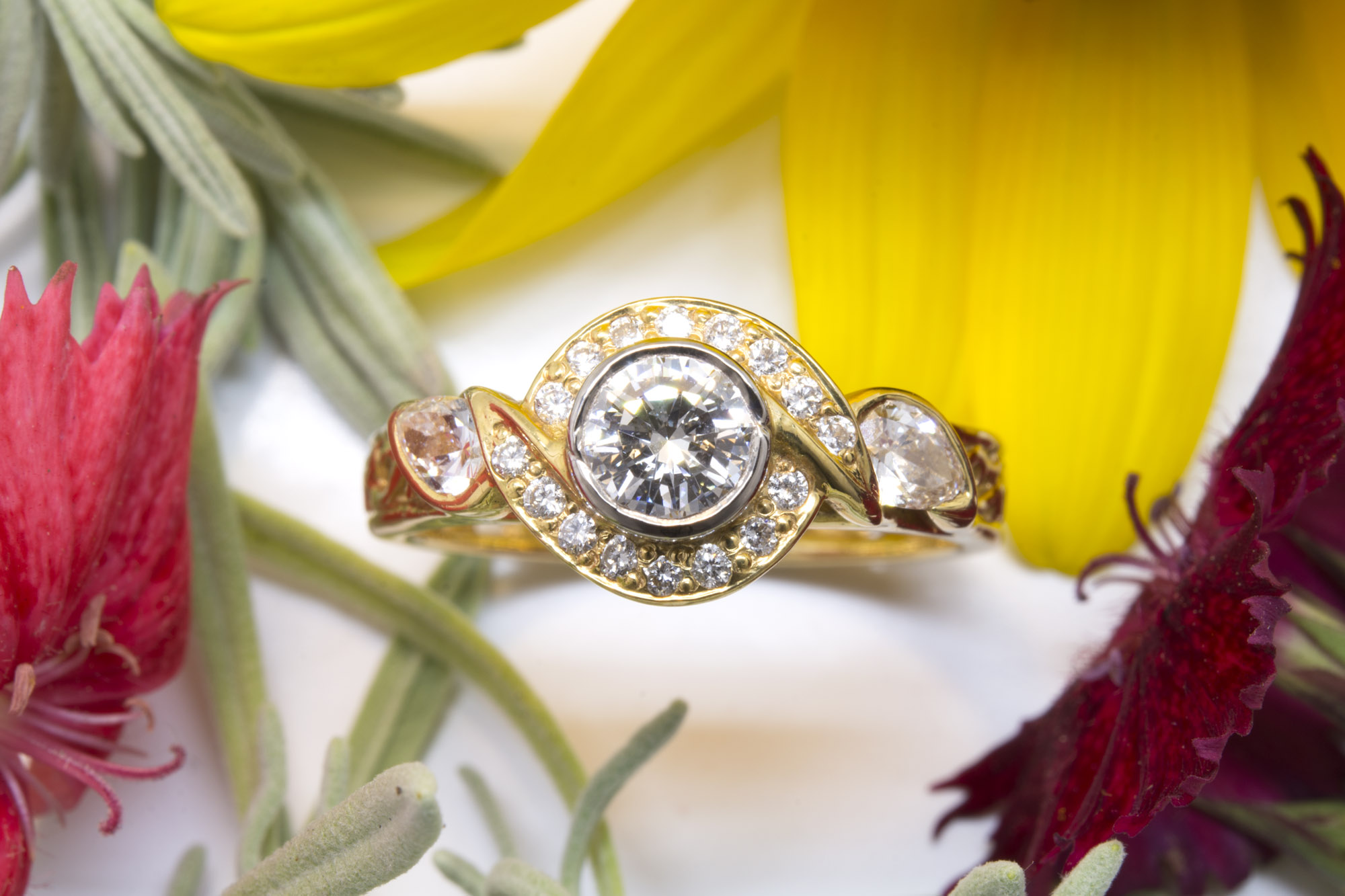 Diamond Halo Ring - Image 5