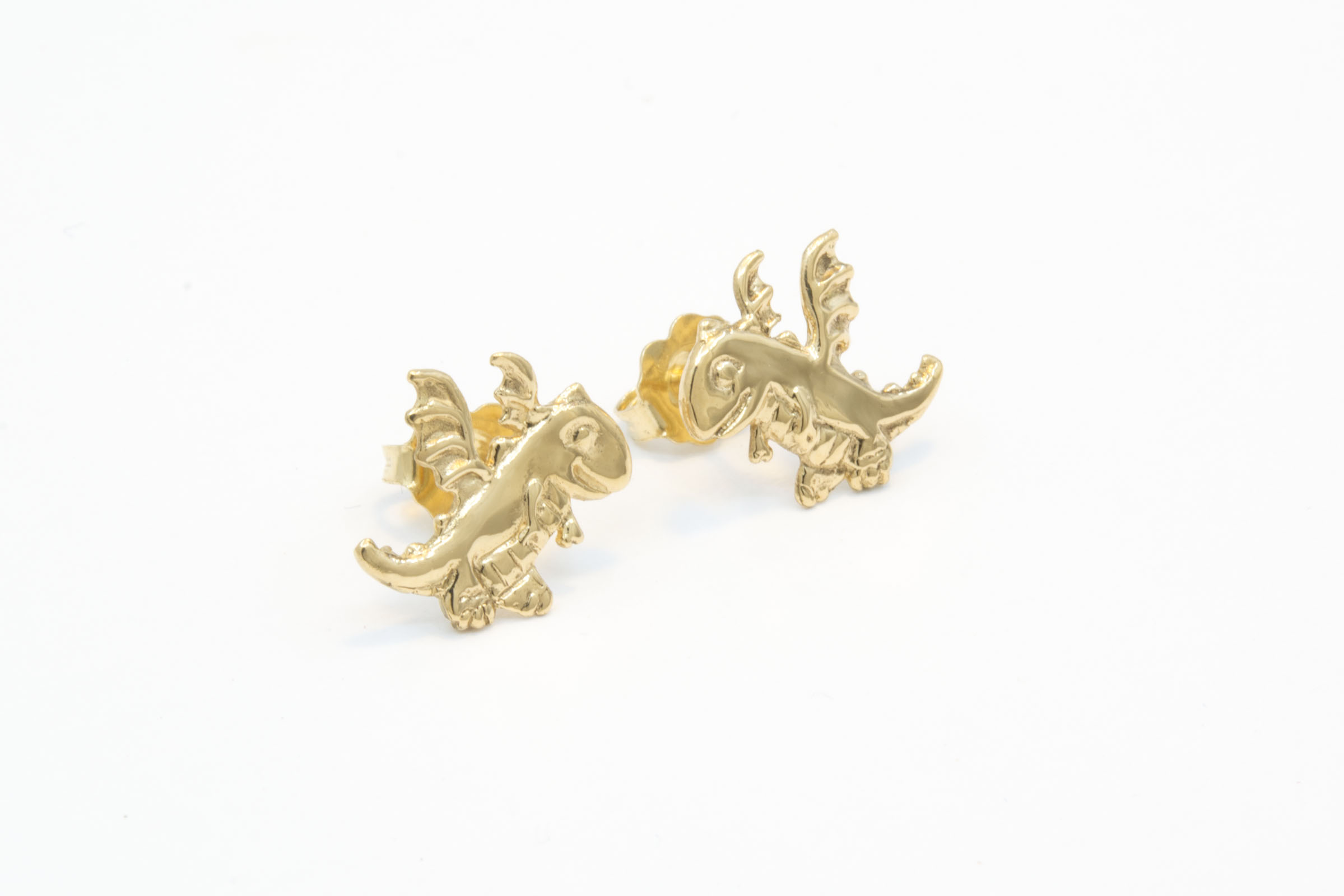 Baby Dragon Stud Earrings - Image 2