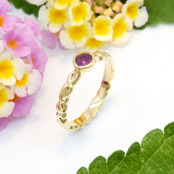 Ruby Filigree Ring