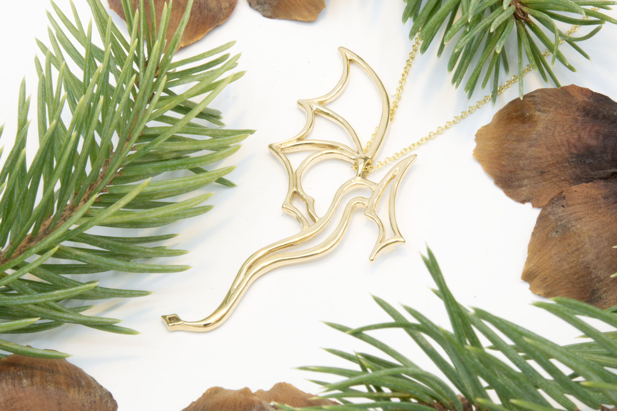Dragon Sihlouette Pendant - Image 3