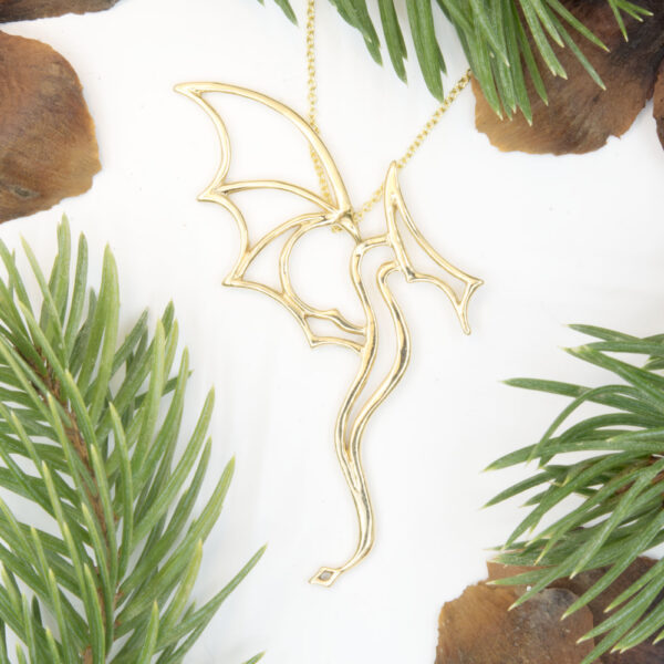 Dragon Sihlouette Pendant