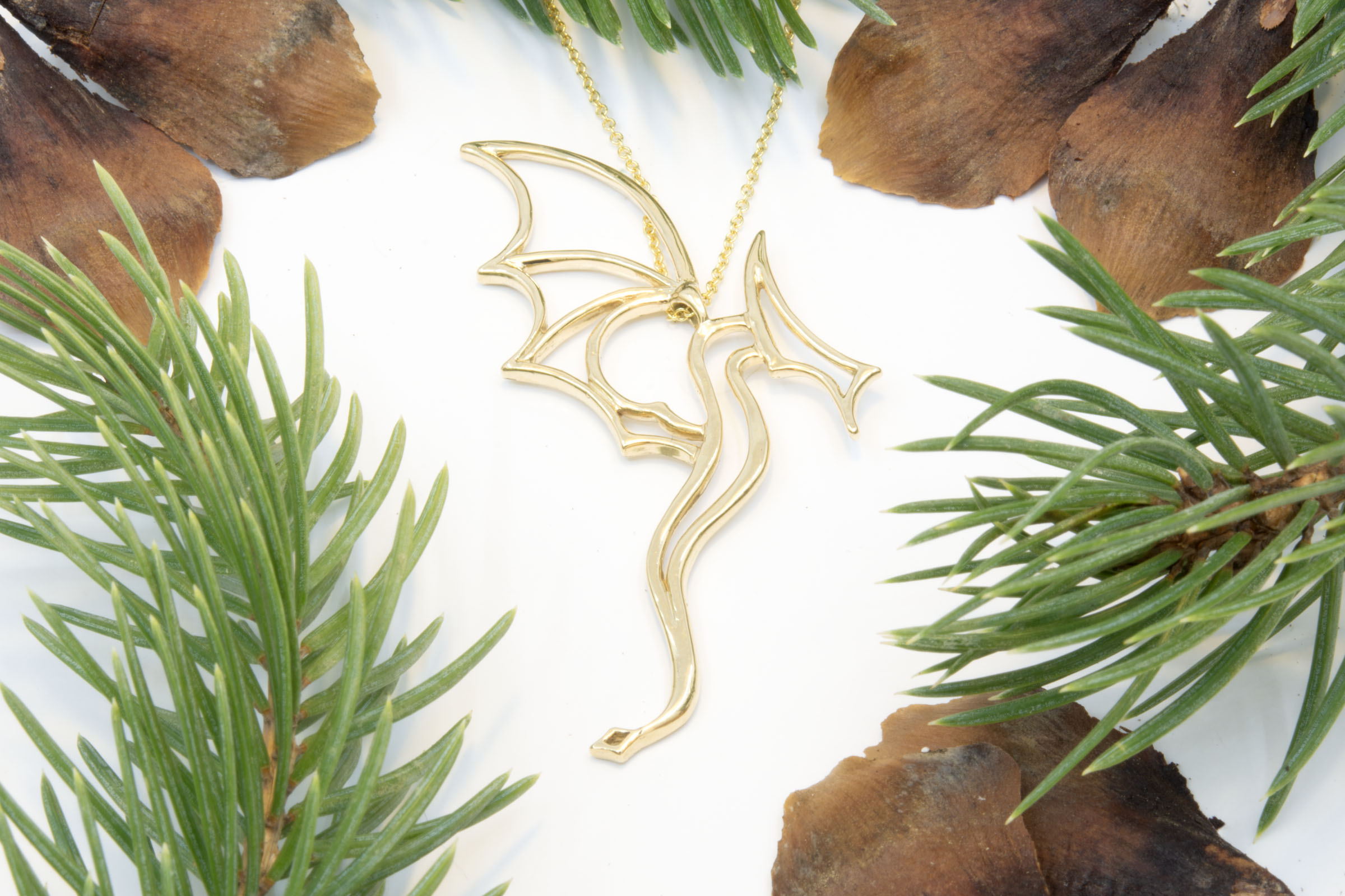Dragon Sihlouette Pendant - Image 4