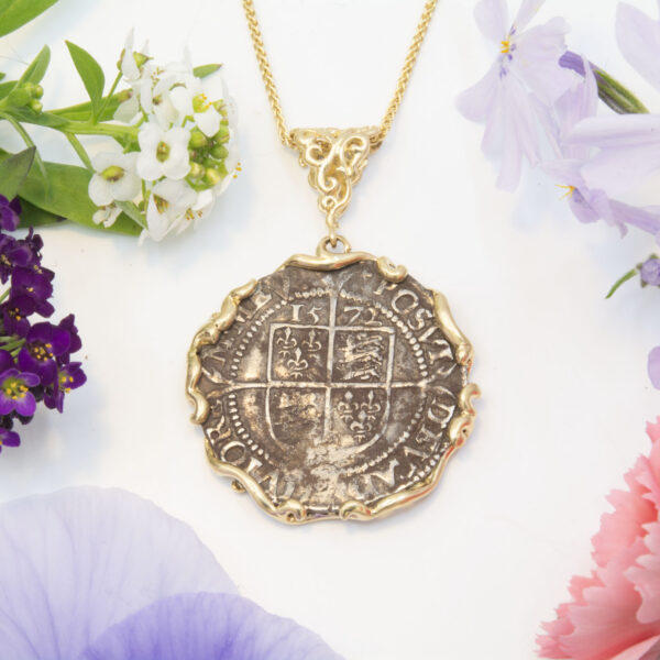 1572 Sixpence Pendant