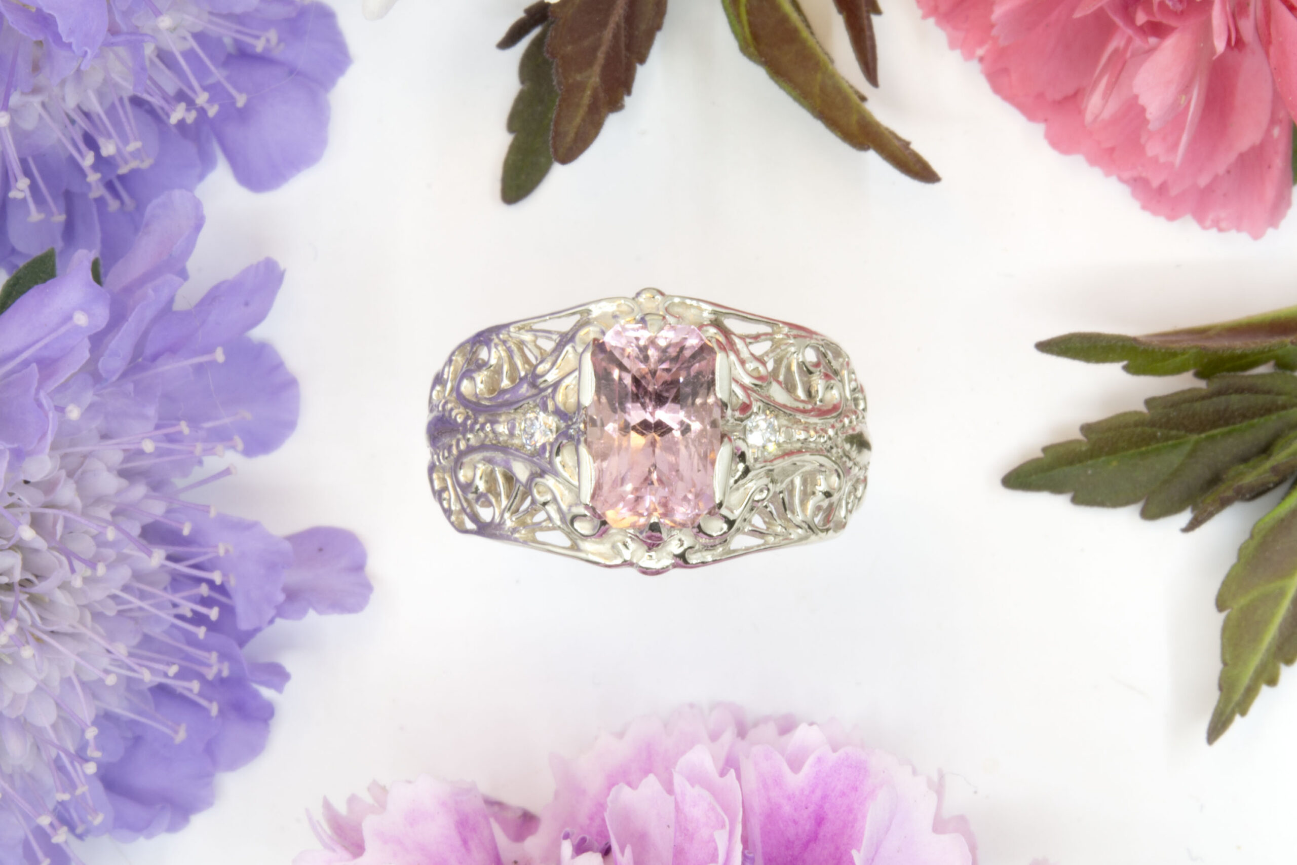 2.2ct Pink Tourmaline Ring - Image 2