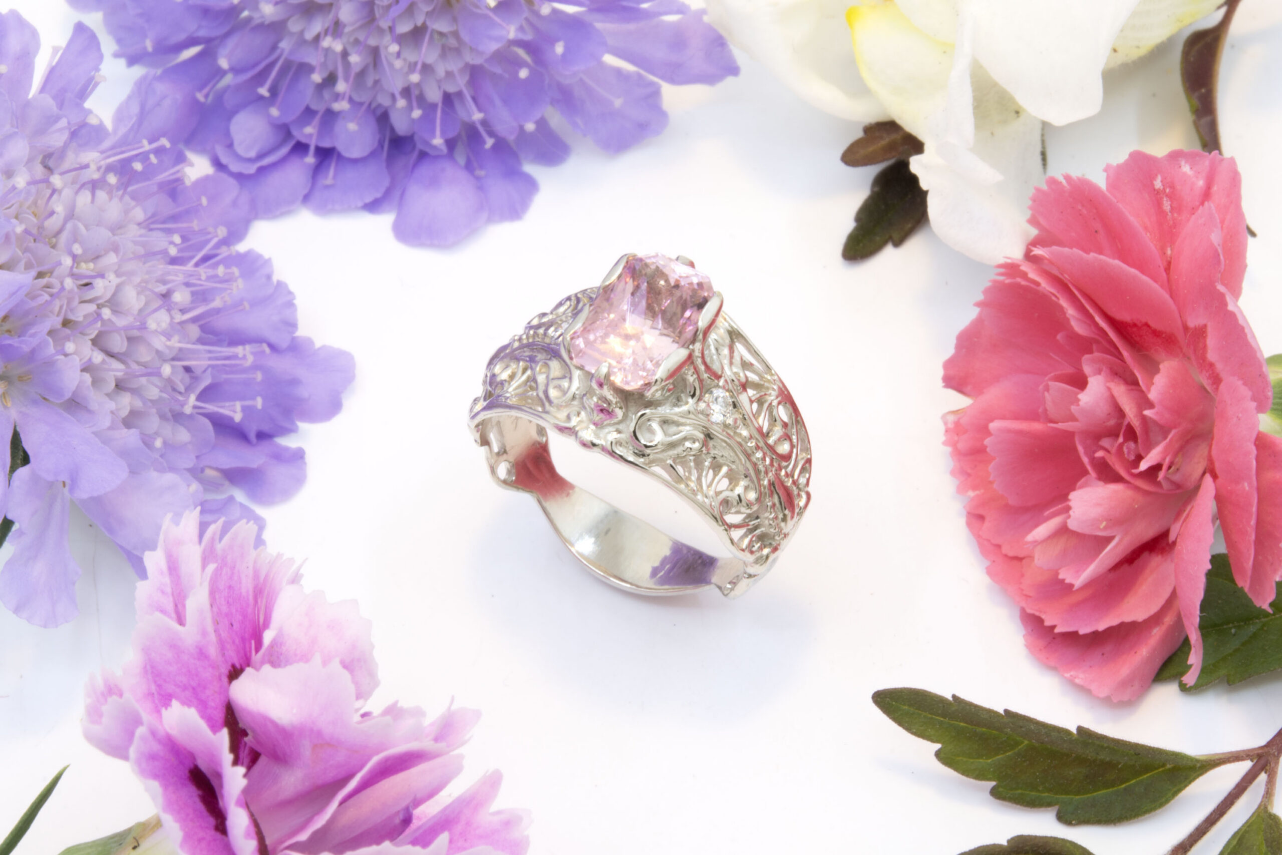 2.2ct Pink Tourmaline Ring