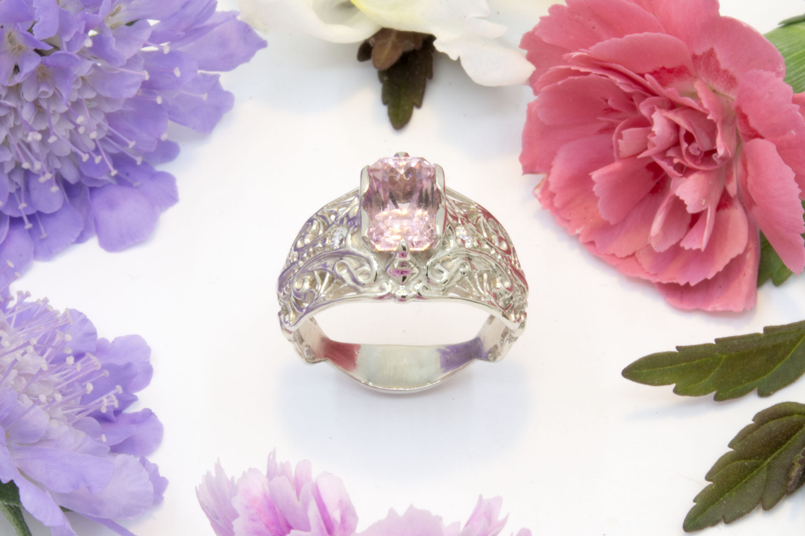 2.2ct Pink Tourmaline Ring - Image 4