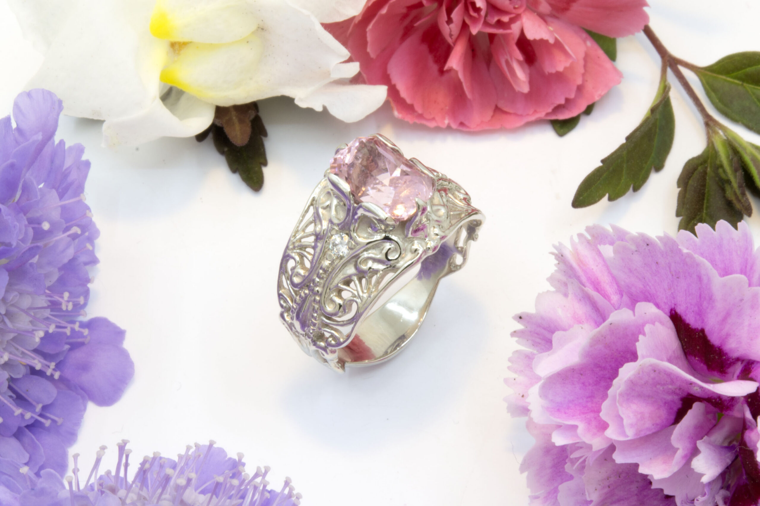 2.2ct Pink Tourmaline Ring - Image 3